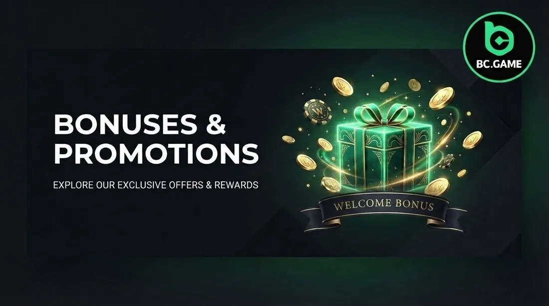 BC Game bonuses: welcome package, daily wheel, rakeback and reload offers